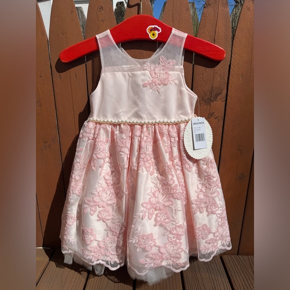 American Princess Other - American Princess Size 4 Layered Lacy Dress Pink Easter Pink Graduation NWT